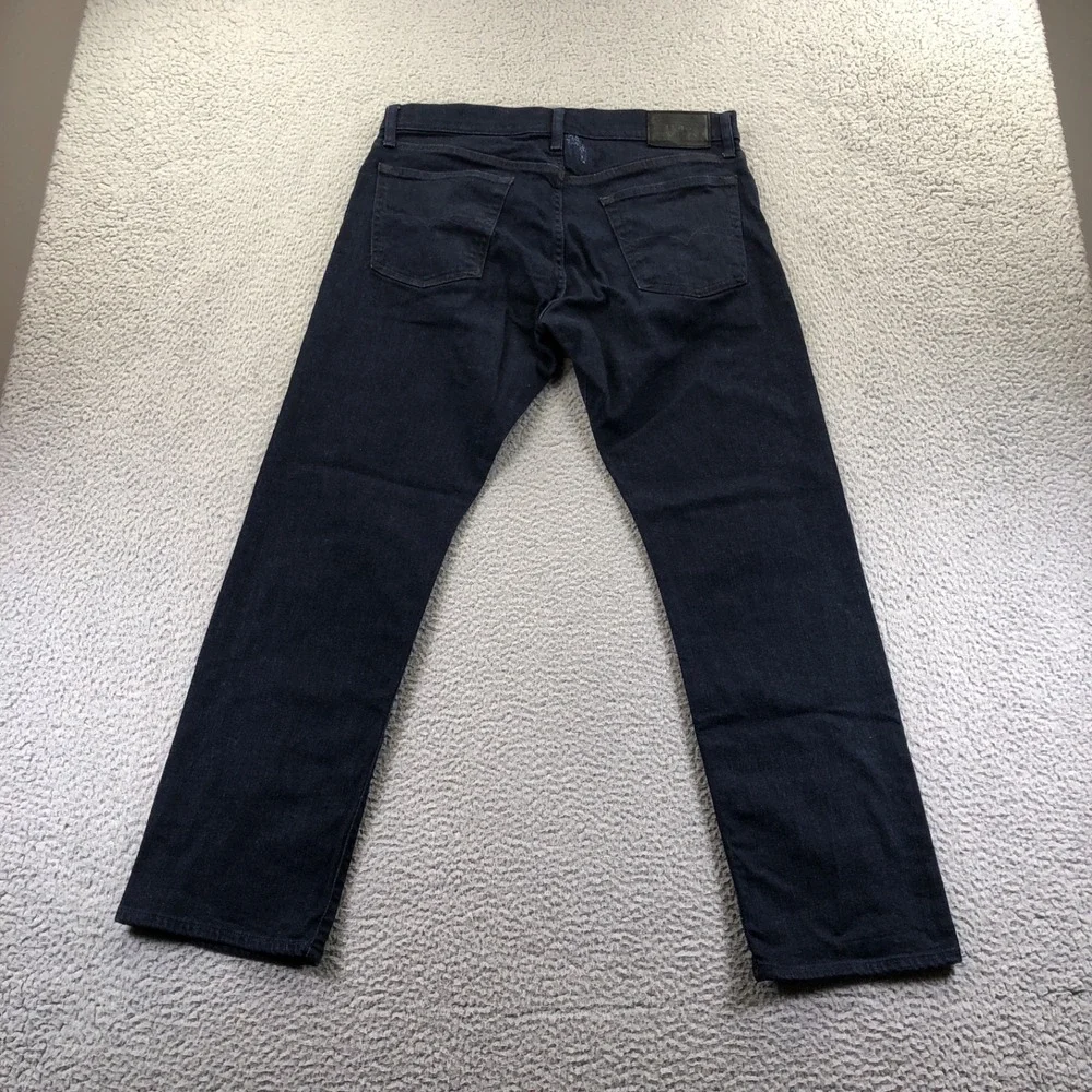 Polo Ralph Lauren Jeans Mens 32x30 Blue Hampton Relaxed Straight Dark Wash Denim